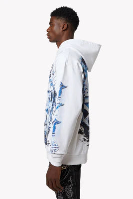 GUAPI-WHITE HEAVENS VAULT HOODIE V1