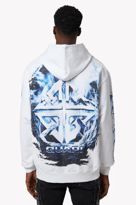 GUAPI-WHITE HEAVENS VAULT HOODIE V1