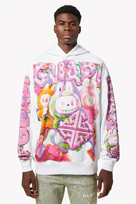 GUAPI-WHITE CANDY RIOT HOODIE V2