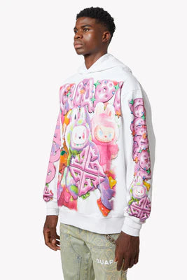 GUAPI-WHITE CANDY RIOT HOODIE V2