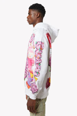 GUAPI-WHITE CANDY RIOT HOODIE V2