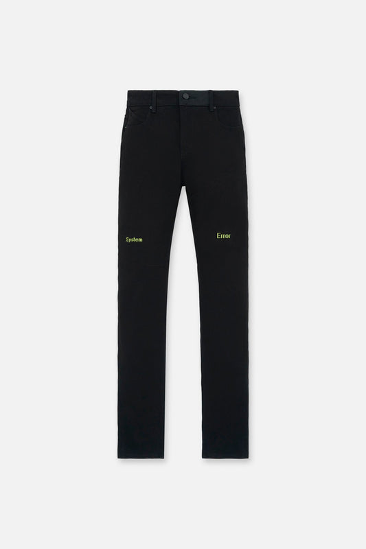 RTA-BRYANT SKINNY JEAN | BLACK GREEN DIGITAL CROSS