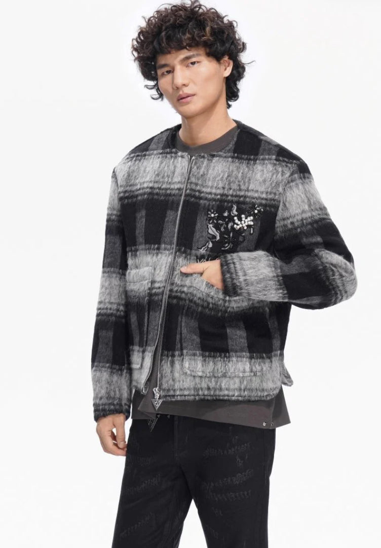 VALABASAS VELOUR JACKET BLACK