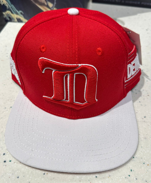 PRO STANDARO-NHL DETROIT RED WINGS CLASSIC LOGO WOOL UNISEX SNAPBACK HAT -HDR767532-RED