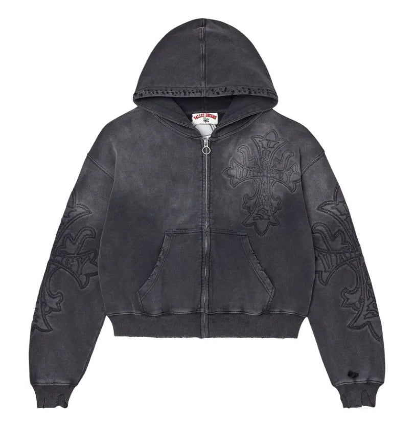 VALLEY-Vale Forever Carver Zip Up 'BLACK
