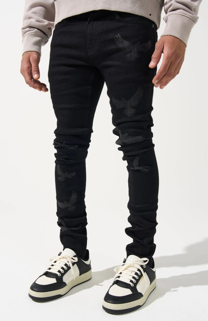 SERENEDE-PEACE BLACK JEANS-PC-BLK