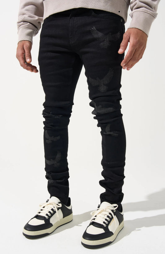 SERENEDE-PEACE BLACK JEANS-PC-BLK