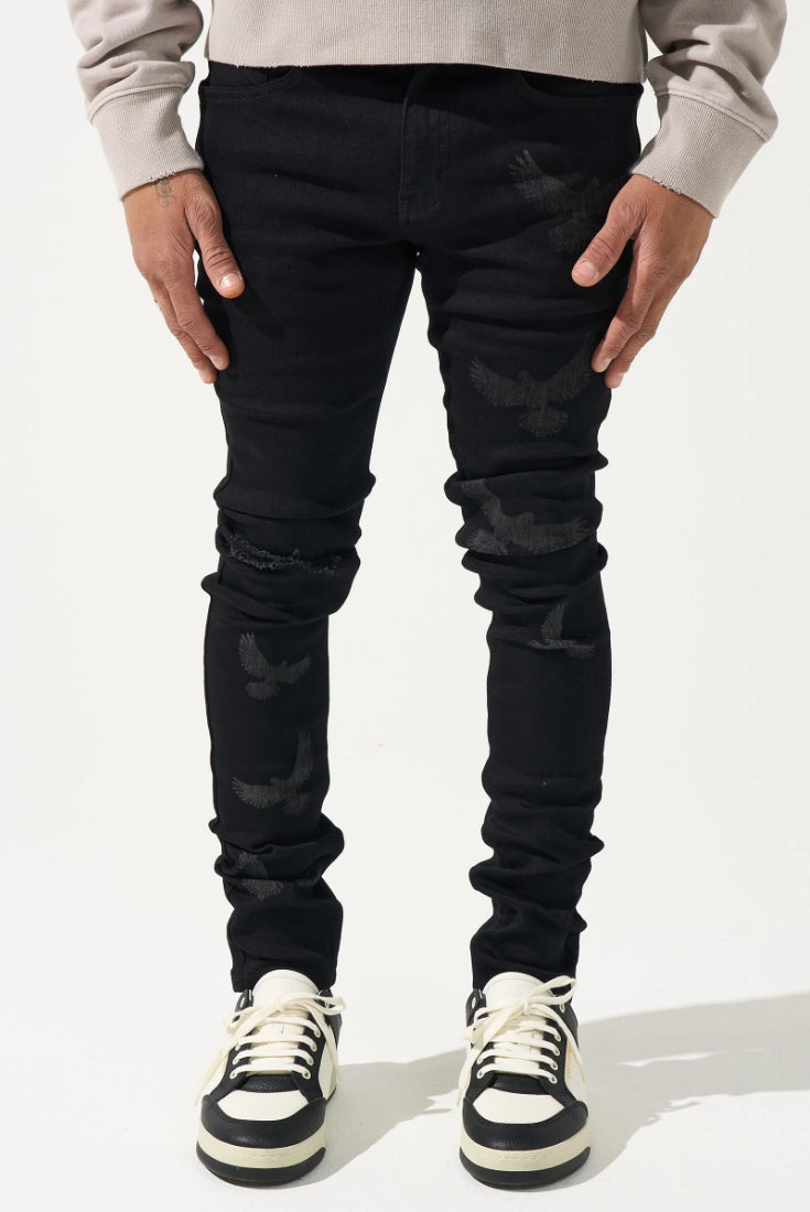 SERENEDE-PEACE BLACK JEANS-PC-BLK