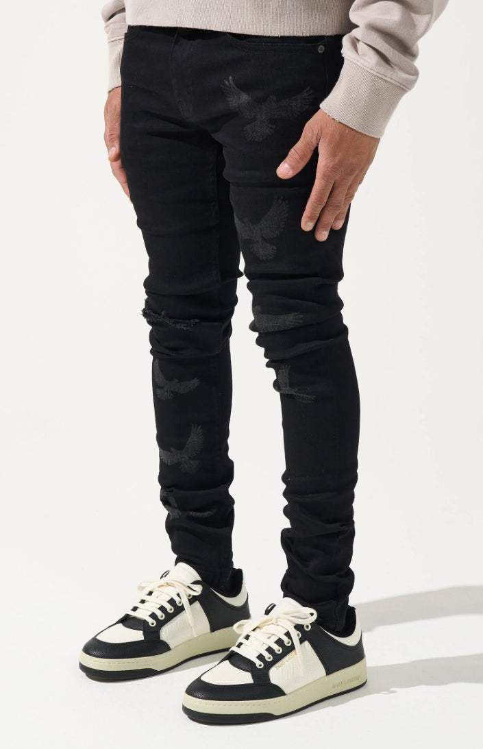 SERENEDE-PEACE BLACK JEANS-PC-BLK