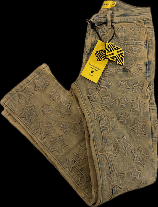 GUAPI VINTAGE STAR KIDS DENIM JEANS