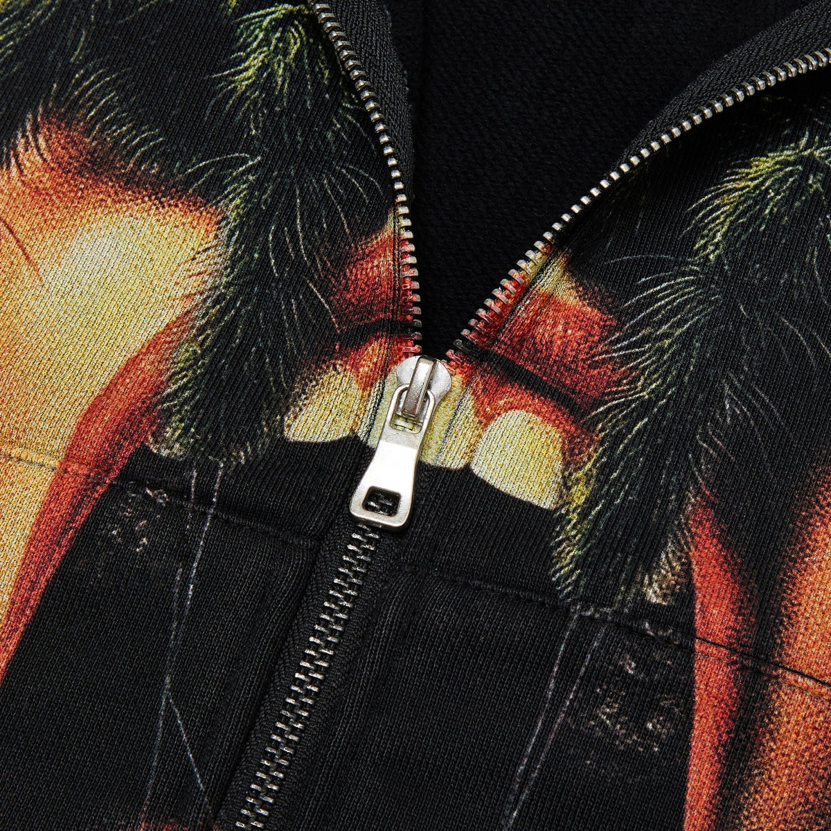 CAMPUS Void Zip-Up Hoodie - Black