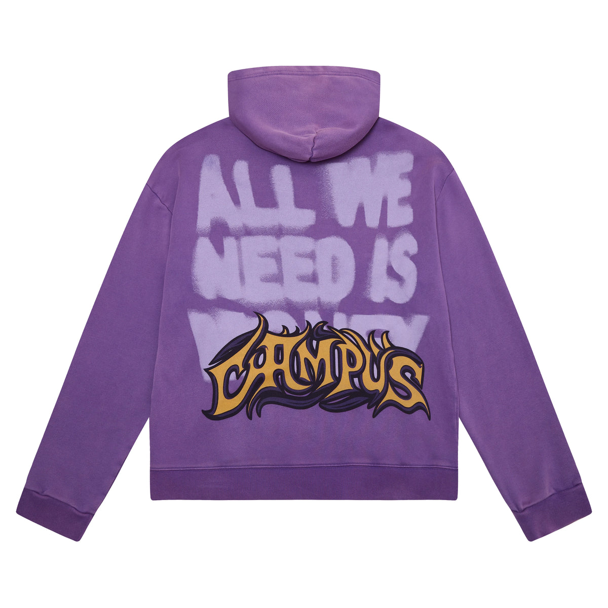 CAMPUS Void Zip-Up Hoodie - Purple