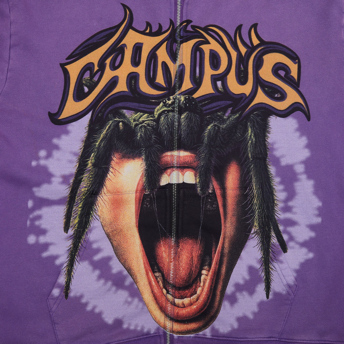 CAMPUS Void Zip-Up Hoodie - Purple