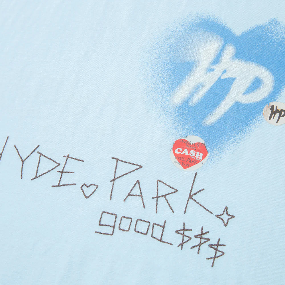 HYDE PARK Stencil Heart - Blue