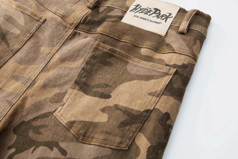 HYDEPARK Urban Desert Camo Cargo Fatigue - Brown