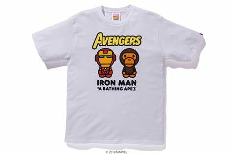 A Bathing Ape x Marvel Milo Iron Man Tee -2F23110904