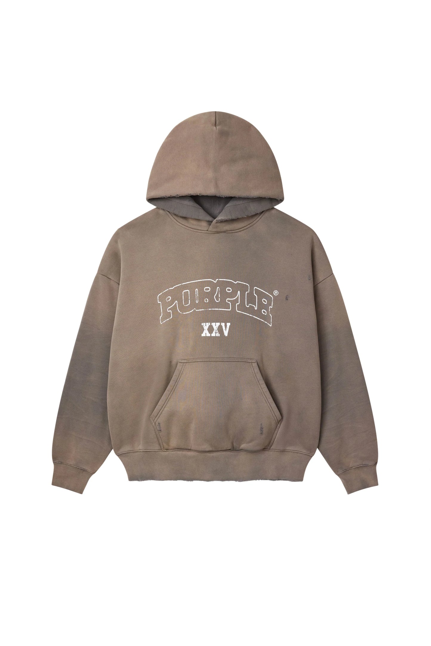 PURPLE-Slab Outline Hoodie-P401-HFGS425