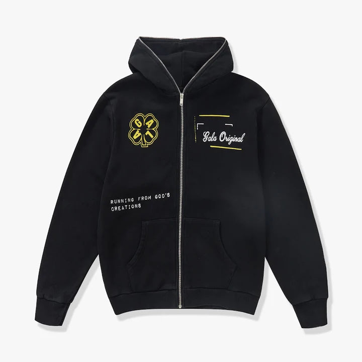 GALA SHOT IN THE DARK FULL ZIP-UP HOODIE-G-SP-24-004