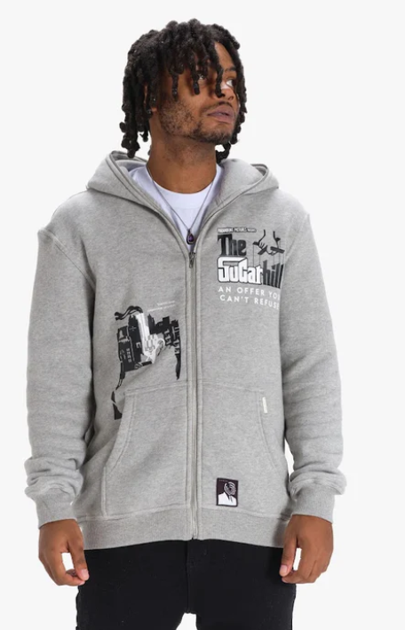 SUGARHILL"CORLEONE" FULL ZIP HOODIE-SH24-SPR1-08