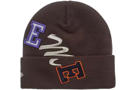 SUPREME New Era Arc Beanie Brown