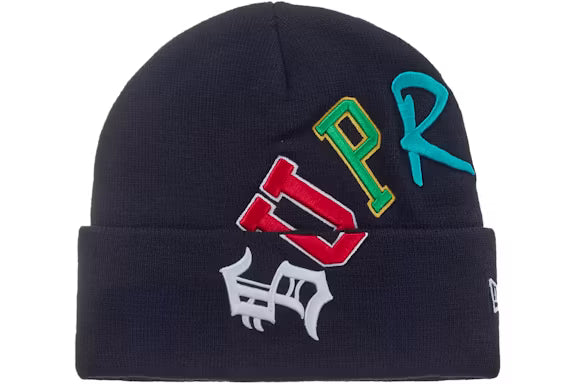 SUPREME New Era Arc Beanie Navy