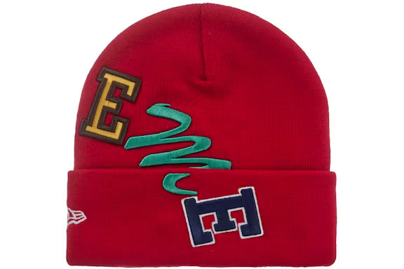 Supreme New Era Arc Beanie Red