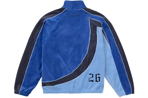 SUPREME Umbro Velour Track Jacket Blue