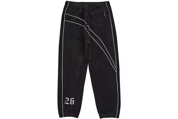 SUPREME Umbro Velour Track Pant Black