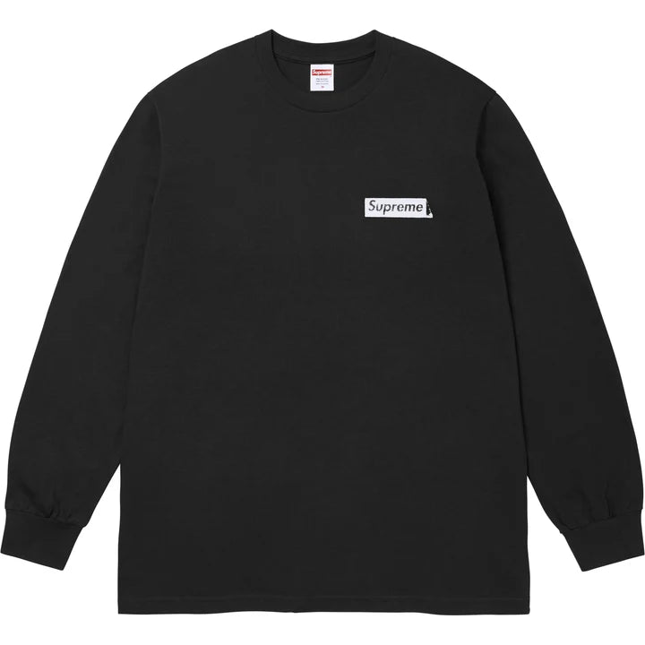 SUPREME YOU STILL STUCK LONG SLEEVE TEE BLACK