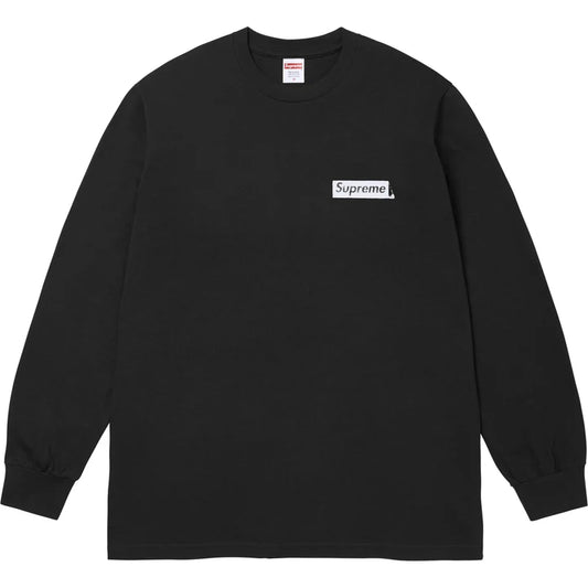 SUPREME YOU STILL STUCK LONG SLEEVE TEE BLACK