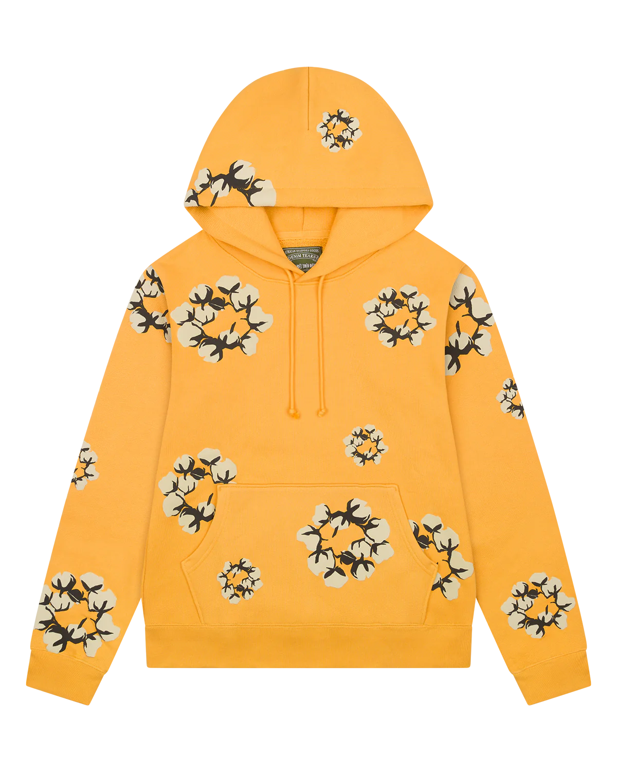 DENIM TEARS-Cactus Tears Wreath Hoodie Yellow