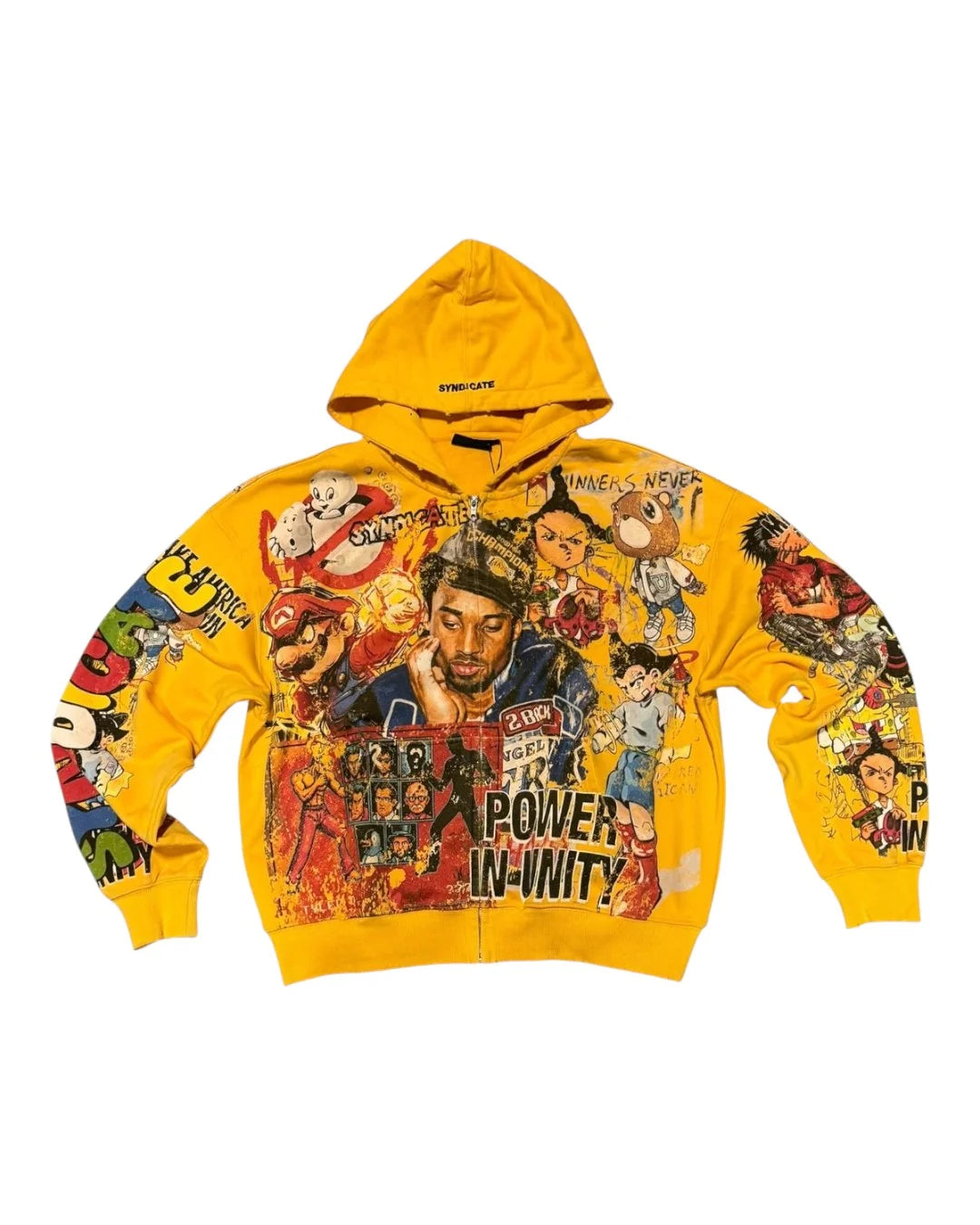 The Syndicate Unity 2.0 Yellow Zip Hoodie