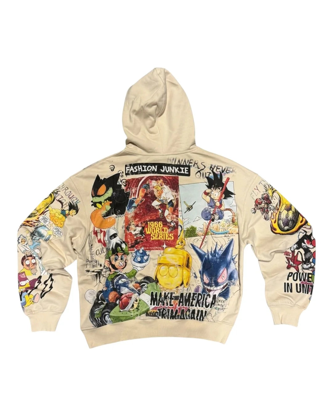 The Syndicate Unity Beige Zip Up Hoodie