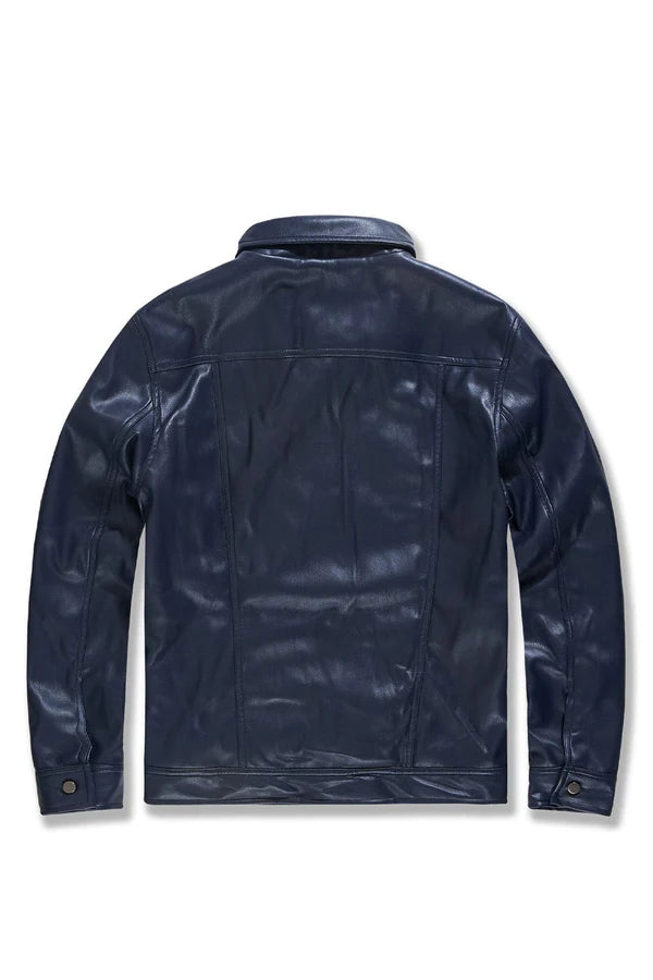 JORDAN CRAIG Thriller Trucker Jacket (Midnight Blue) JJ1218