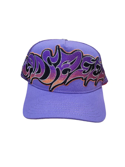 GODSPEED-GS Neo Trucker Hat (PURPLE/PINK)