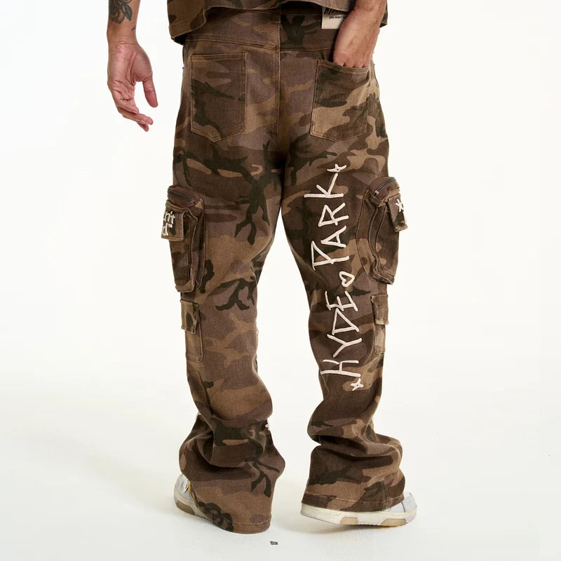 HYDEPARK Urban Desert Camo Cargo Fatigue - Brown