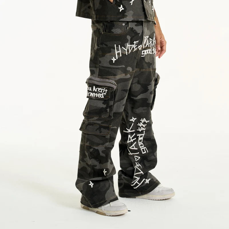 HYDEPARK Urban Desert Camo Cargo Fatigue - Grey