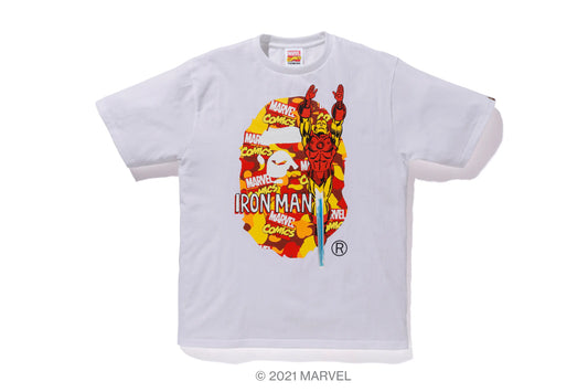 BAPE® MARVEL CAMO IRON MAN TEE-1F23110920