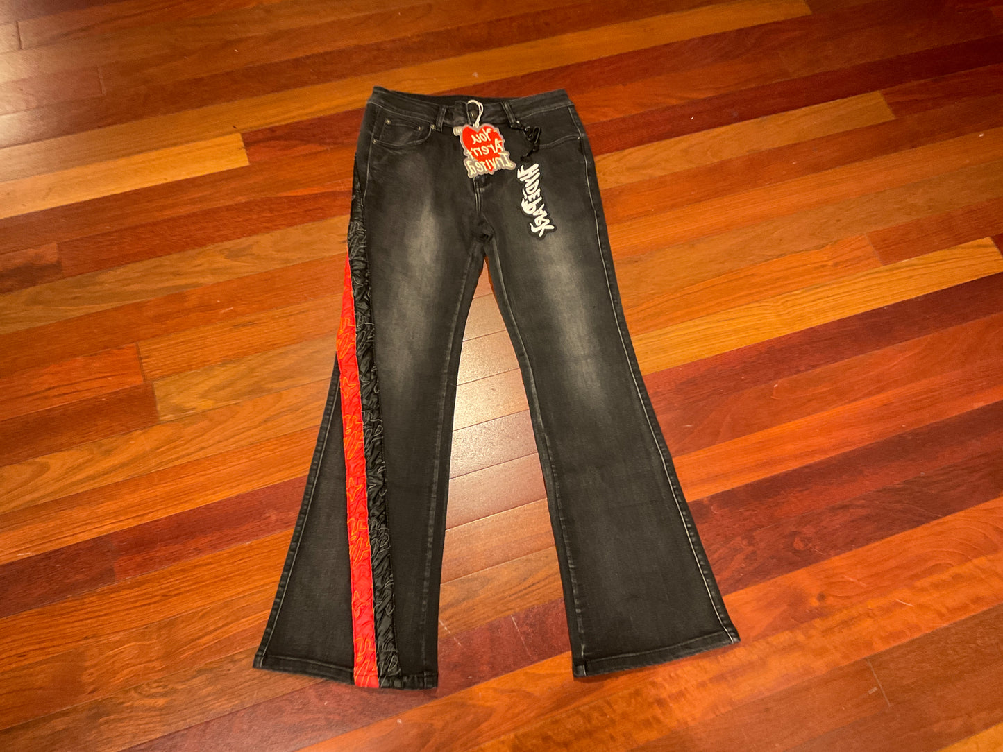 HYDEPARK-MOTO RACER DENIM PANT