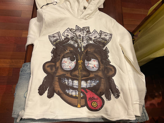 NO EMOTION-NO EMOTION HOODIE-WHILE -MO-336