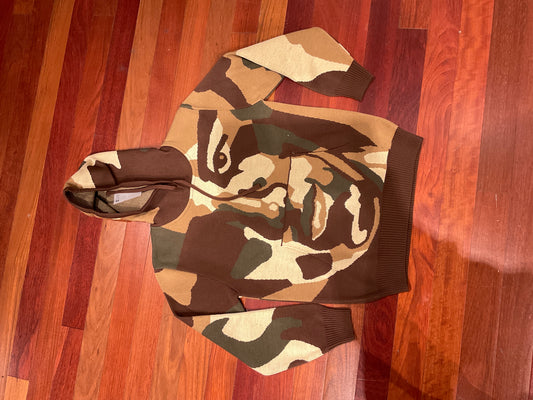ONE IN A MILLION PULLOVER HOODIE (brown) LS