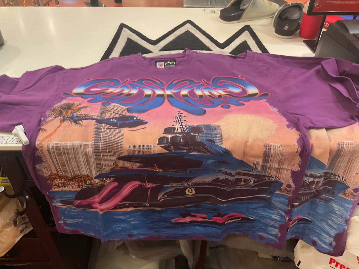 GODSPEED -MEMENTO VIVERE TEE (purple)