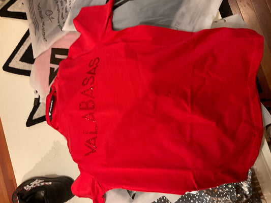 Valabasas red kids shirt