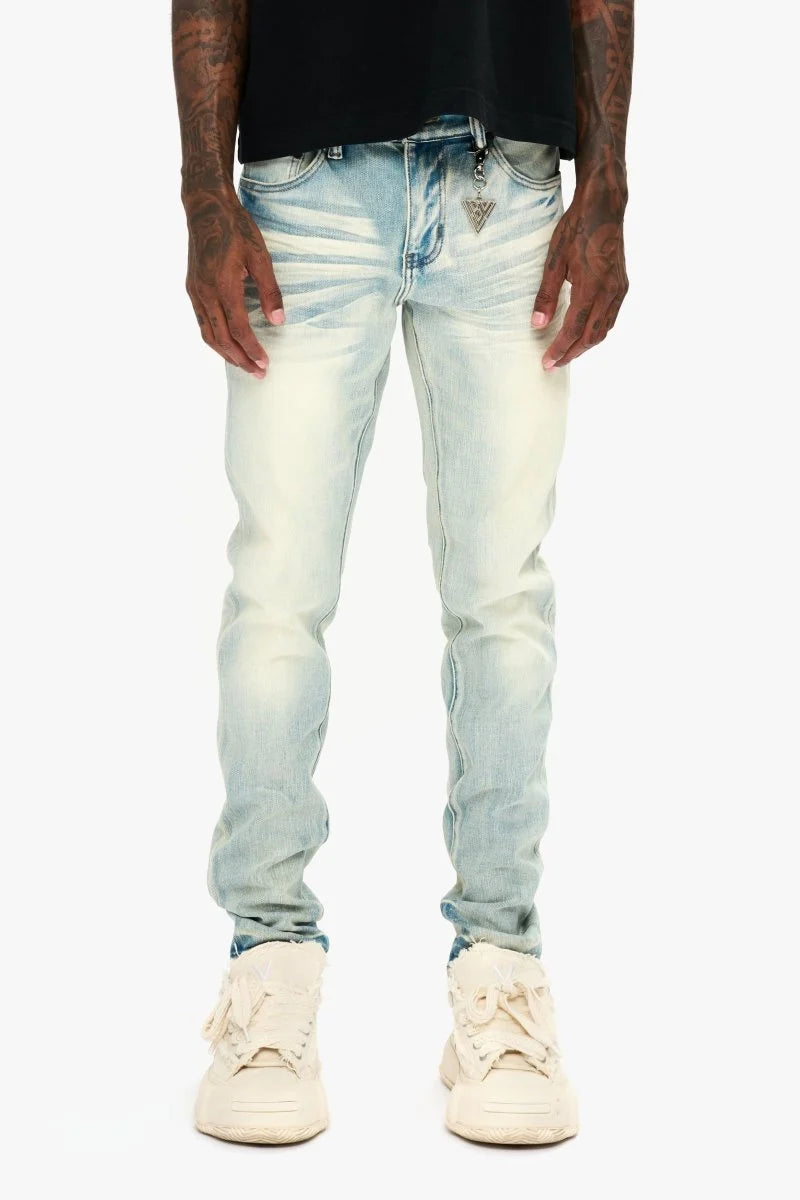 VLBS-VJ1-1004 Mr. Slim Jean Light Wash