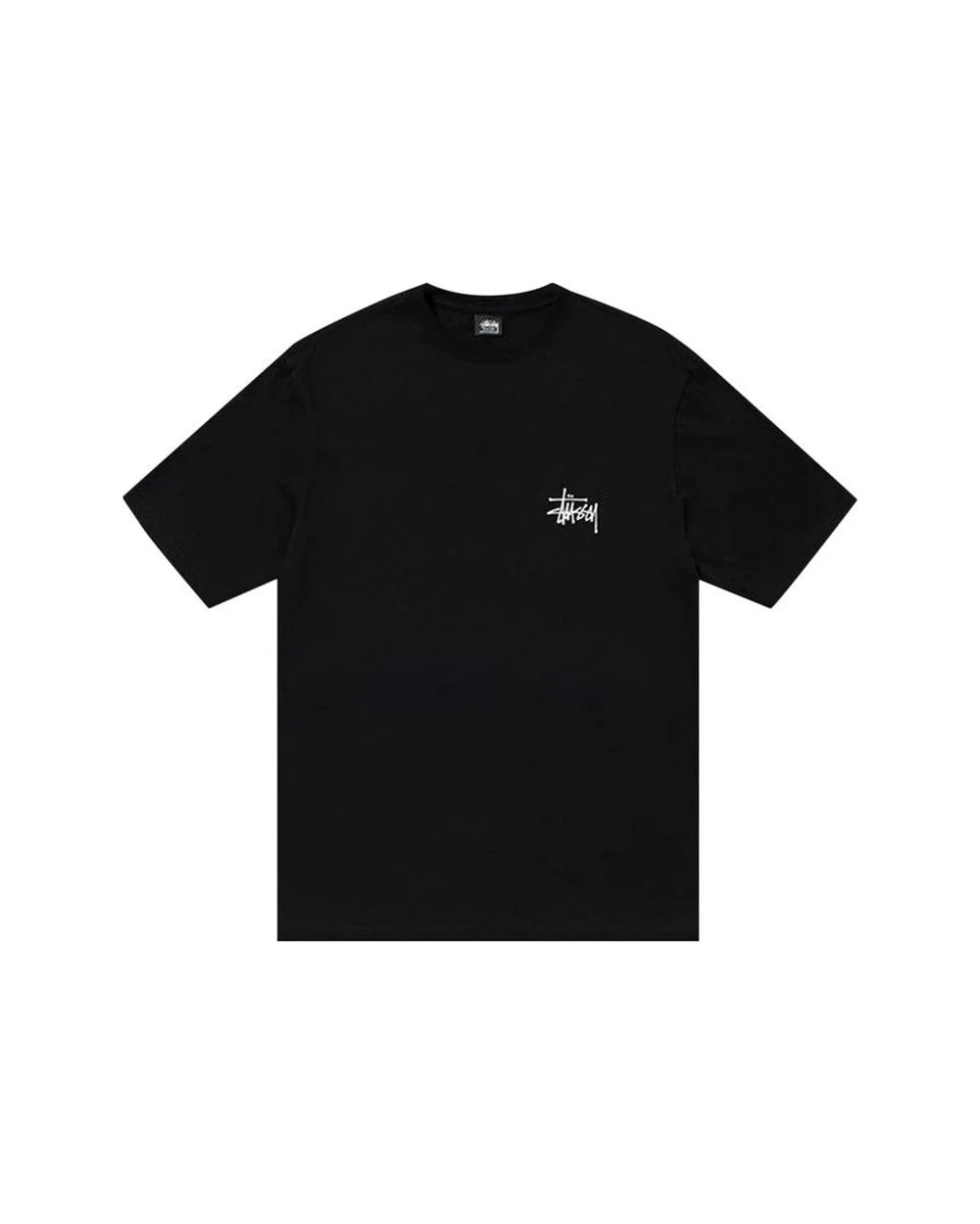 STUSSY melted tee black