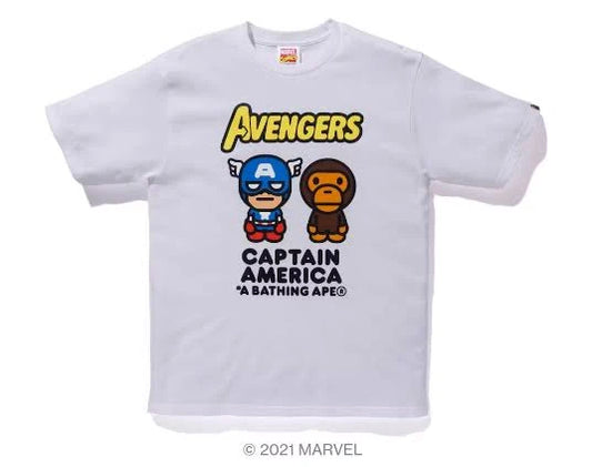 Bape Marvel Milo Captain America Tee-2F23110905