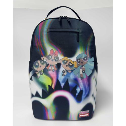SPRAYGROUND POWERPUFF GIRLS RAINBOW HOLO SHARK BACKPACK B9062
