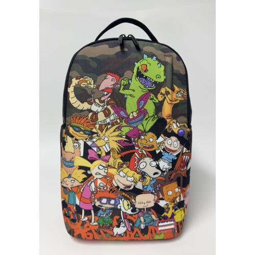 SPRAYGROUND 90'S NICK CAMO WITH GRAFFITI BACKPACK B9094