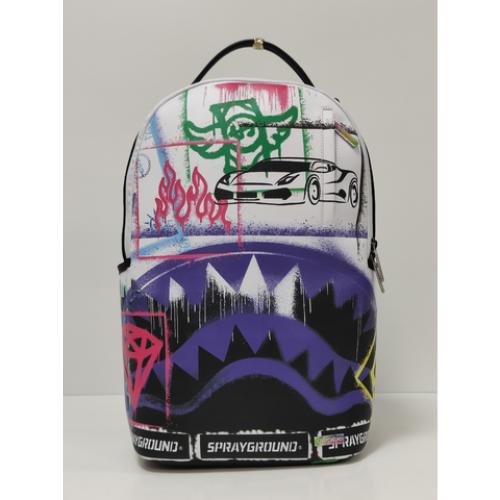 SPRAYGROUND B8538 STENCIL SHARK ATTACK