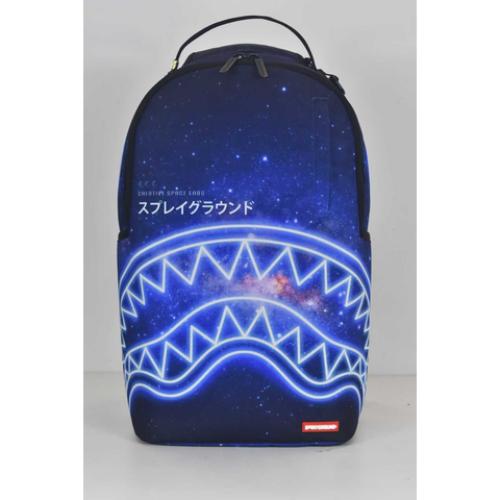 SPRAYGROUND B8616 SHARK CENTRAL NEON NEBULA BACKPACK